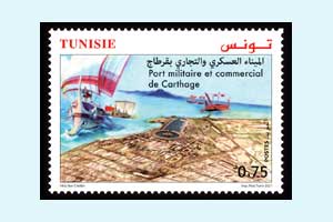 Ports puniques: port militaire et commercial de carthage