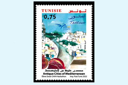 Euromed Postal : Villes antiques de la Mditerrane  Testour  Takrouna